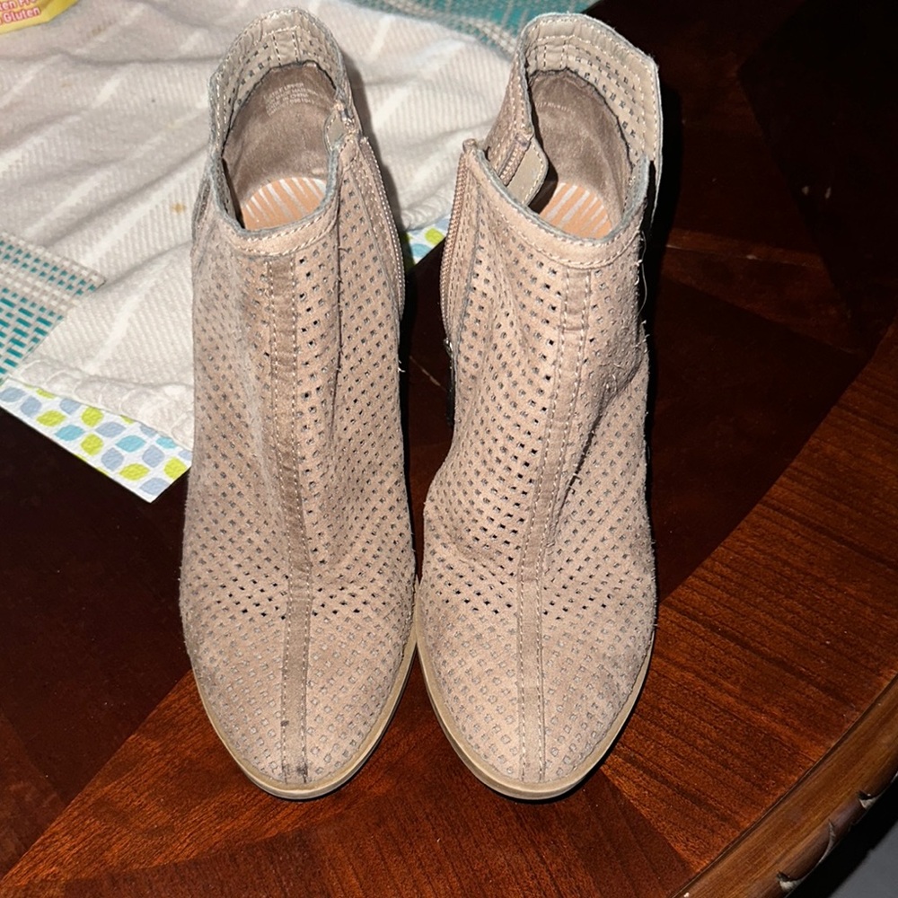 DV by Dolce Vita Tan Ankle Booties